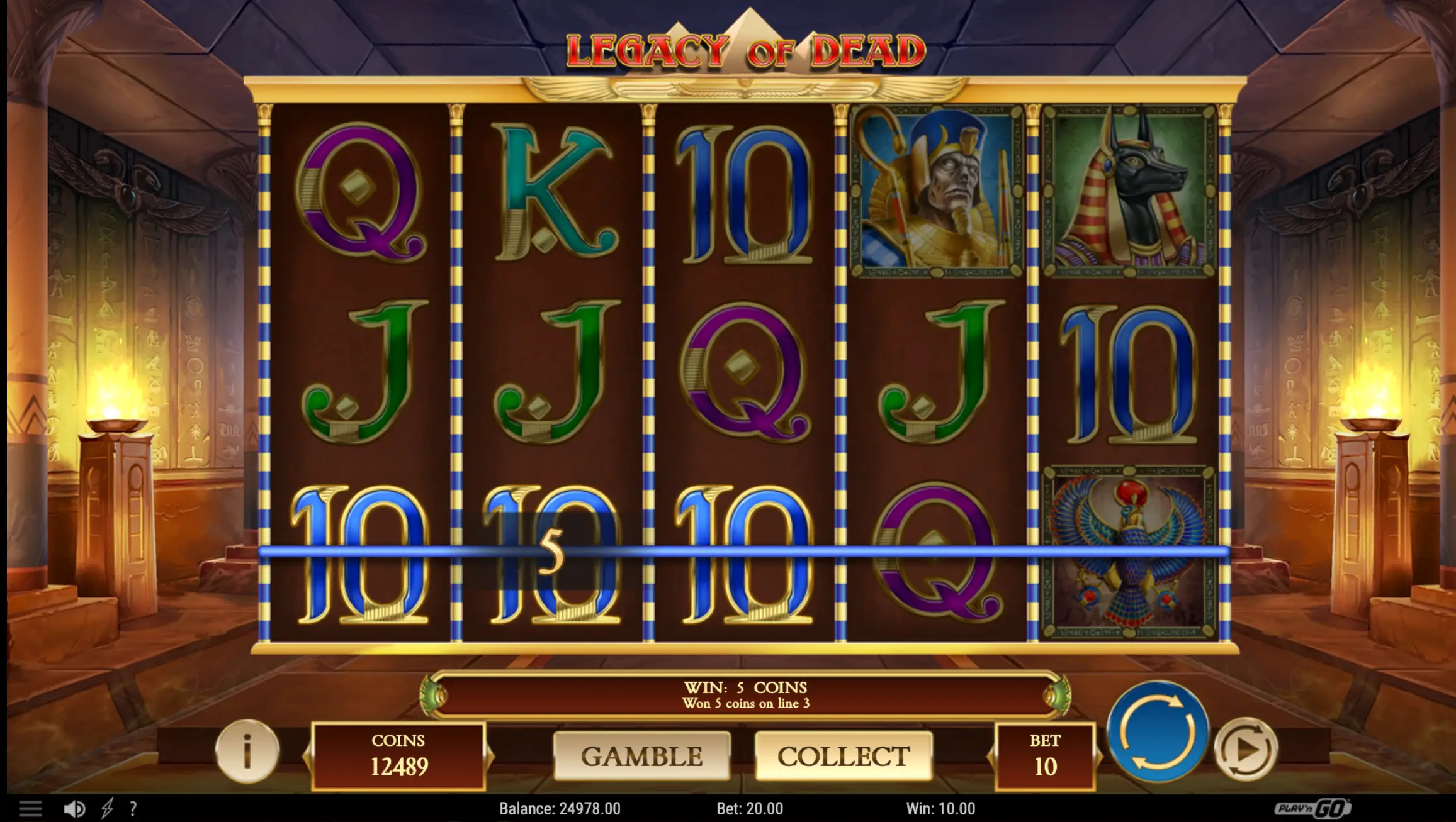 GDFPlay Casino legacy of dead game