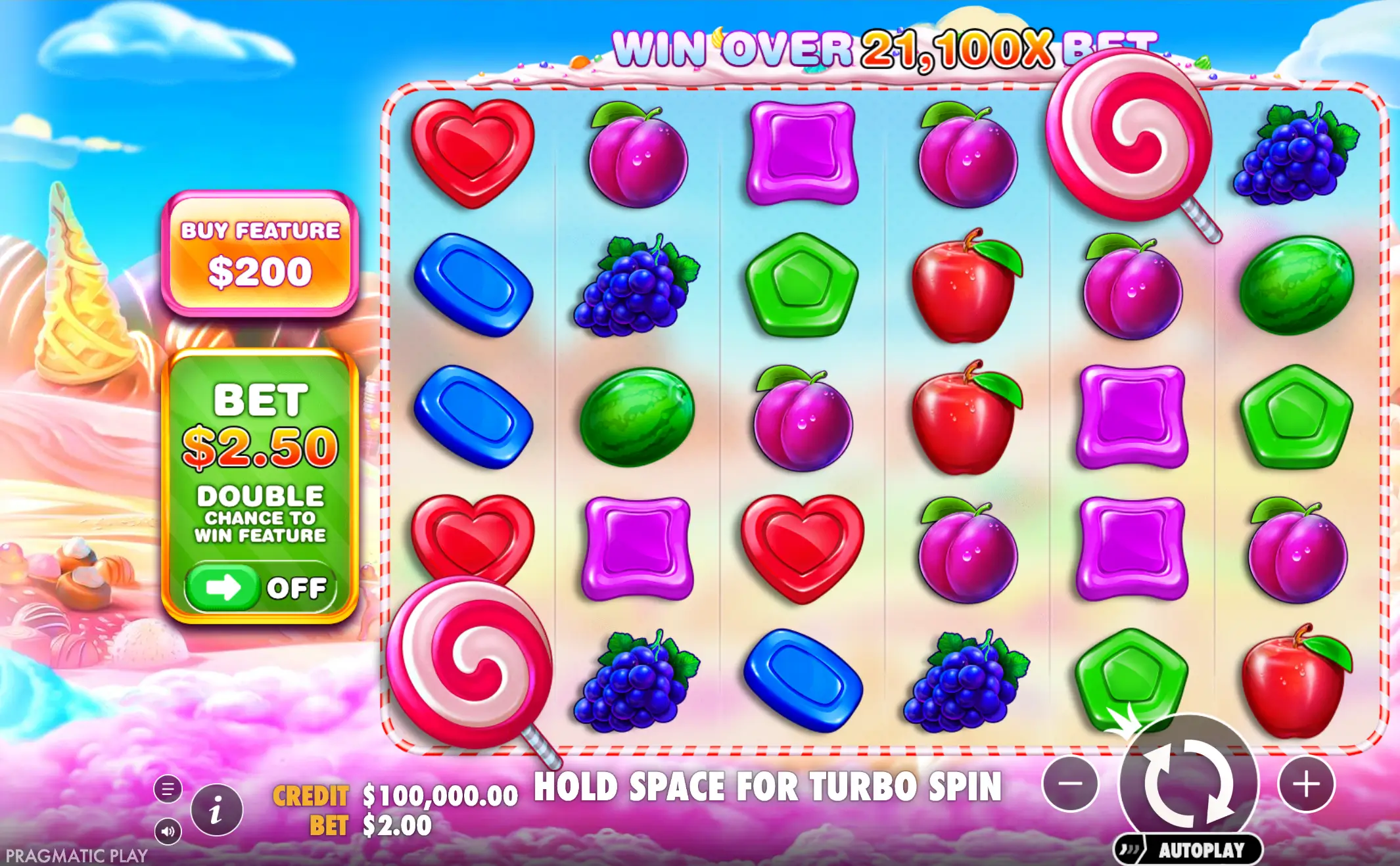 GDFPlay Casino sweet bonanza game